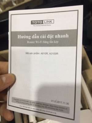 bảo hành bộ phát wifi totolink