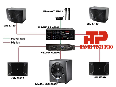 lắp đặt dàn âm thanh