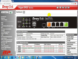 Cấu hình Router Draytek Vigor 2925