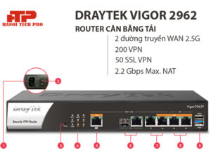 draytek Vigor 2962 router